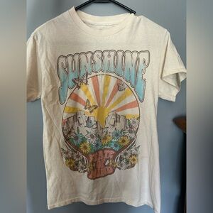 Sunshine State of Mind Graphic Tee - Cream